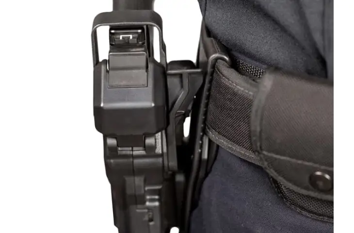 Alien Gear Holsters Rapid Force Level II Light Bearing Mid Ride Belt Slide Duty Holster, Right Hand - view 7